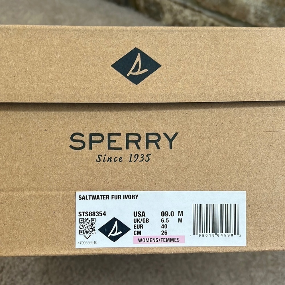 Brand New Sperry Saltwater Faux Fur Ivory Quilt Stitch Duck Boots Waterproof - Picture 11 of 16